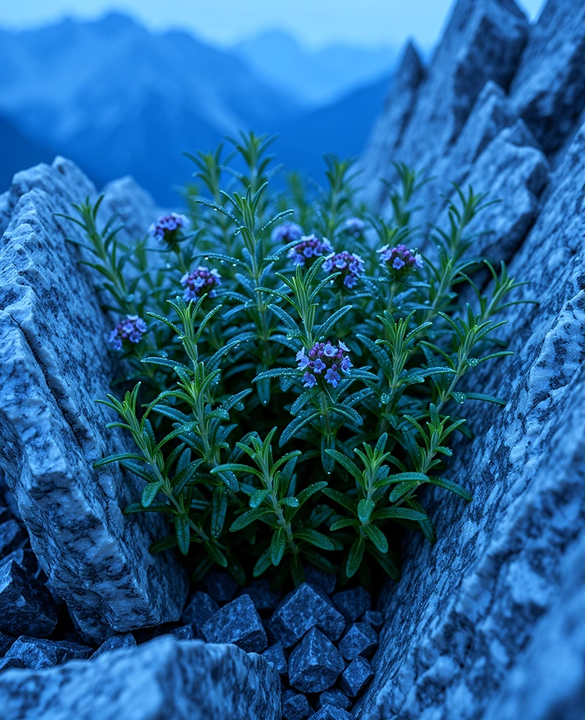 Flore alpine et minéraux